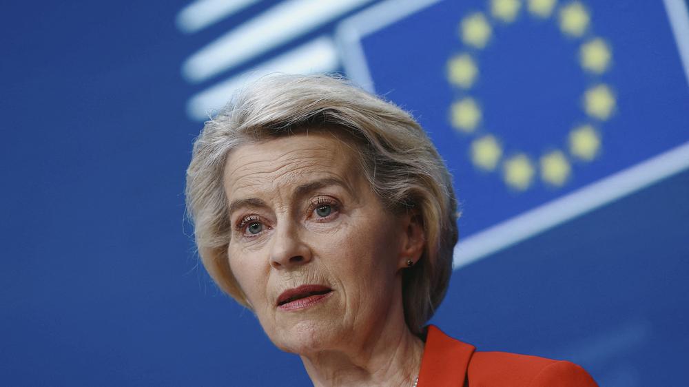  EU-Kommissionspräsidentin Ursula von der Leyen geht nicht davon aus, innerhalb von 90 Tagen ein detailliertes Abkommen mit den USA aushandeln zu können.