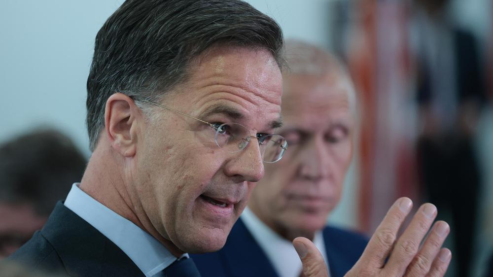  Nato-Generalsekretär Mark Rutte sagt, nach einer Waffenruhe werde sich die Frage stellen, wie es in territorialen Fragen weitergehe.