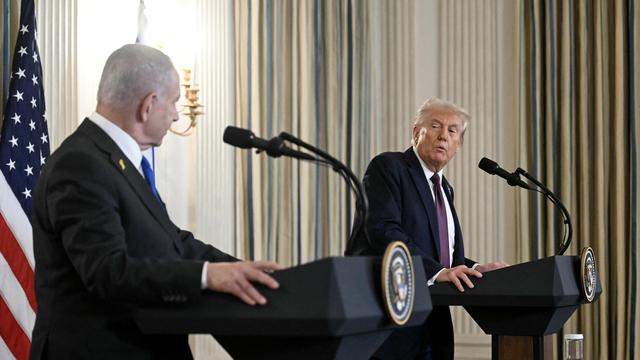 Friedensplan für Gaza: Live: Donald Trump und Benjamin Netanjahu nach ihren Gaza-Beratungen