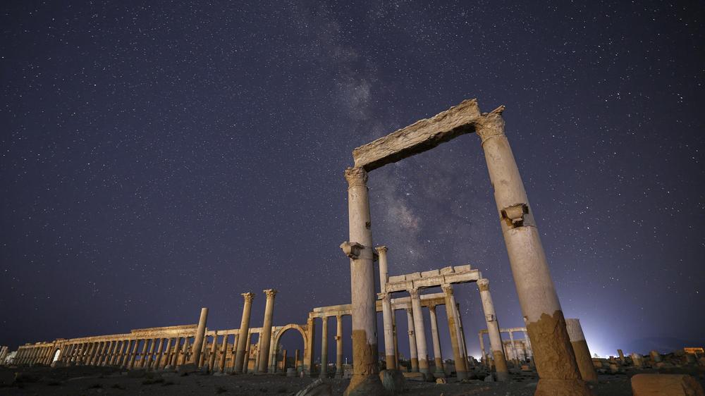 Syrien: Auch die Oastenstadt Palmyra soll Ziel der Angriffe gewesen sein. Die Aufnahme der antiken Ruinen entstand Ende August.