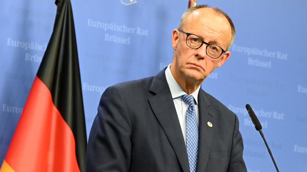  Bundeskanzler Friedrich Merz (CDU) auf dem EU-Gipfel in Brüssel.