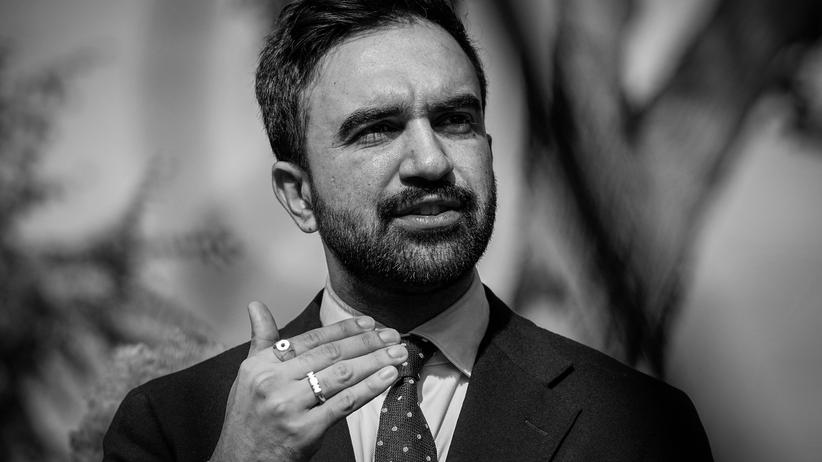 Wahl in New York: Der Demokrat Zohran Mamdani führt in den Umfragen zur Bürgermeisterwahl in New York.