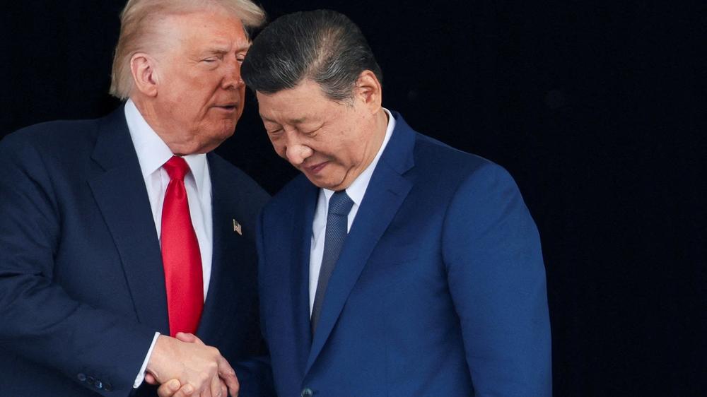  Donald Trump und Präsident Xi Jinping bei ihrem Treffen im südkoreanischen Busan