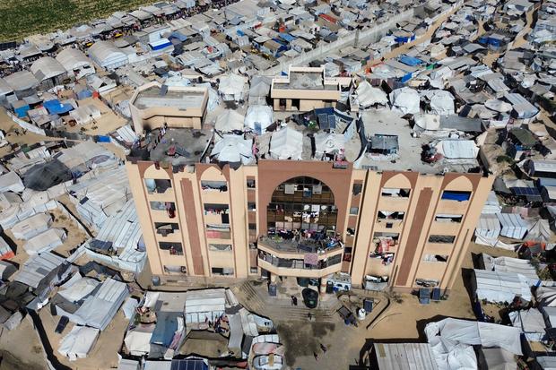 Humanitäre Lage in Gaza: Ein Zeltlager auf dem Campus der Universität von Chan Junis