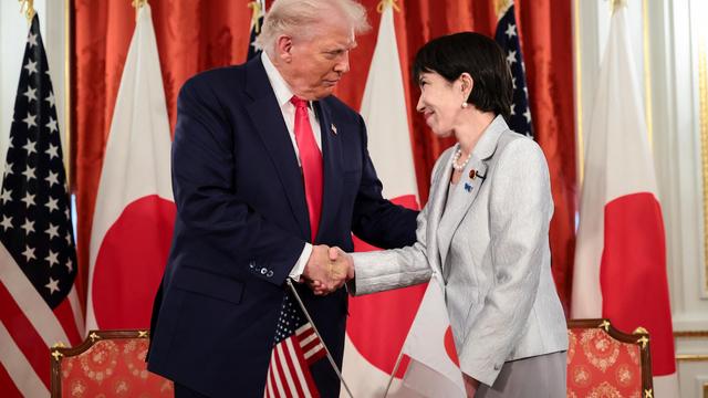 Trump in Japan : Japans Regierungschefin strebt "goldenes Zeitalter" der US-Allianz an