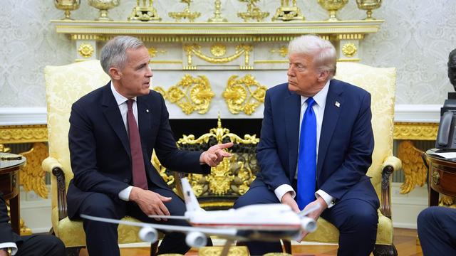 Handelskonflikt: Donald Trump empfängt Mark Carney im Weißen Haus