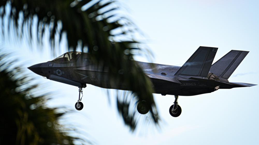  Ein amerikanischer F-35B-Kampfjet landet in Ceiba, Puerto Rico (September 2025)
