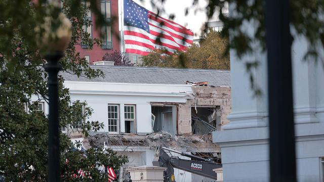 Weißes Haus: Abrissarbeiten für Donald Trumps Ballsaal haben begonnen
