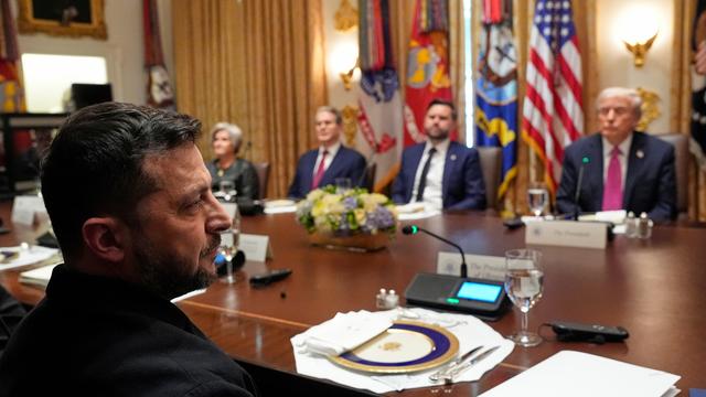 Wolodymyr Selenskyj bei Donald Trump: Immerhin durfte Selenskyj im Blair House übernachten