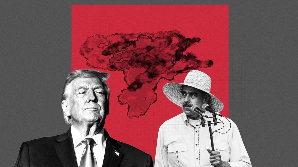  US-Präsident Donald Trump (l.) will, dass Nicolás Maduro in Venezuela abdankt.