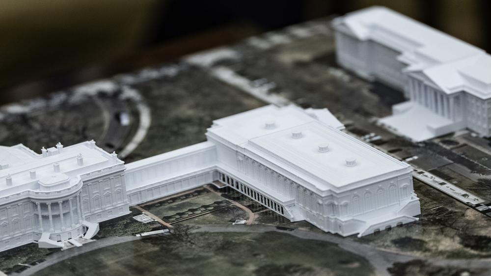  Der von US-Präsident Donald Trump gewünschte Ballsaal wäre größer als das Weiße Haus selbst.