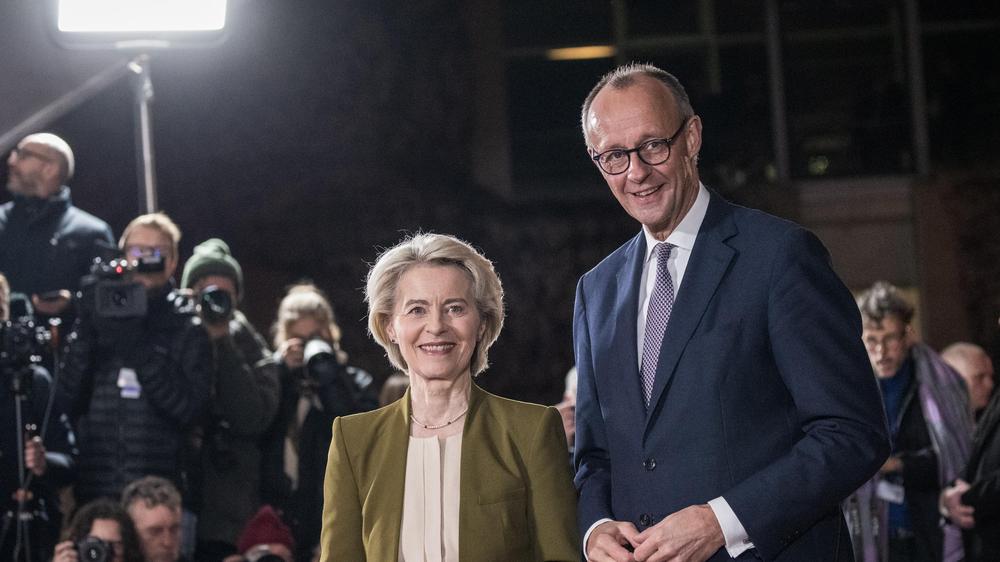  EU-Kommissionspräsidentin Ursula von der Leyen und Bundeskanzler Friedrich Merz (CDU) gehen von einer Mehrheit für das Mercosur-Abkommen in der EU aus.