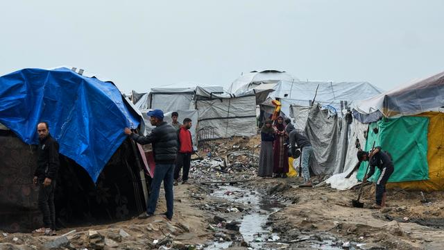 Unwetter: Heftiger Regen überflutet Zeltlager im Gazastreifen