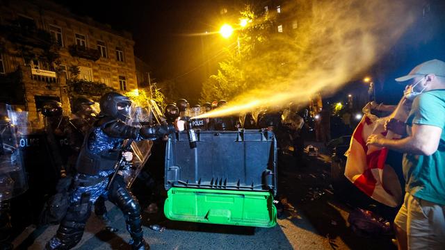Einsatz von Chemie gegen Proteste: Georgiens Regierungspartei weist kritischen BBC-Bericht zurück