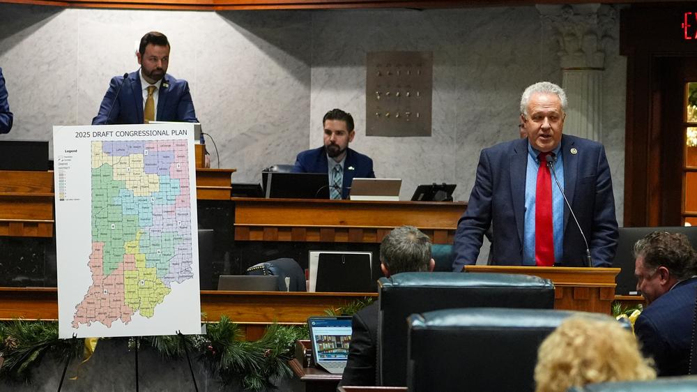  Debatte über den Wahlkreiszuschnitt im Senat von Indiana