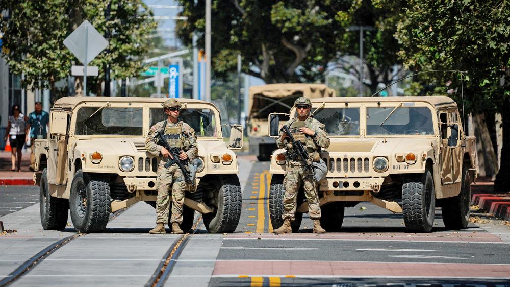 los angeles national guard Nationalgarde