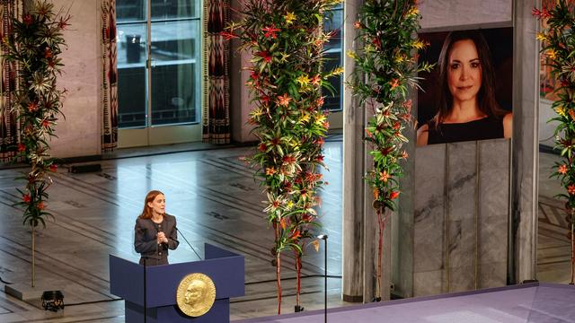 Oslo: Tochter María Corina Machados nimmt Friedensnobelpreis entgegen