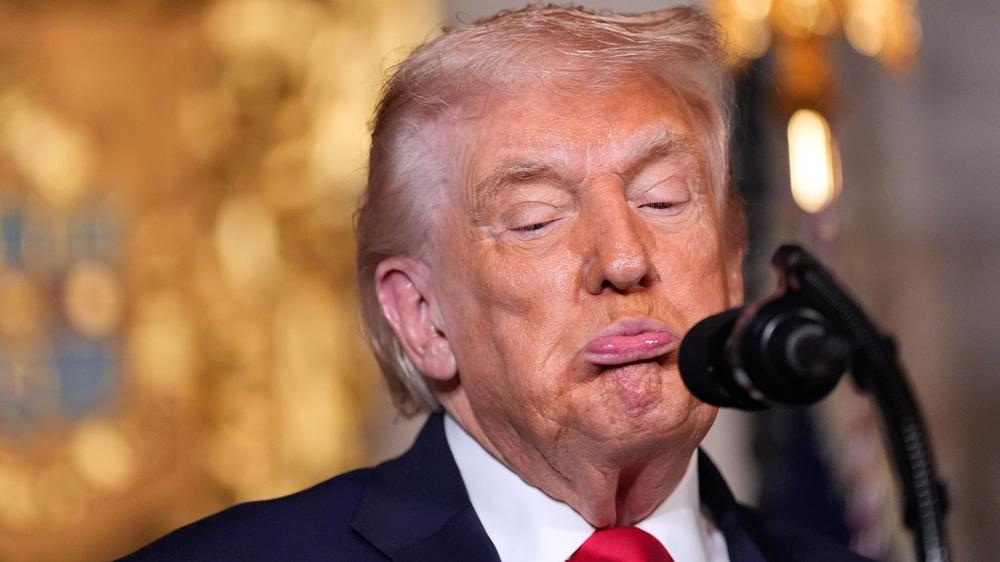  US-Präsident Donald Trump unterstreicht den Besitzanspruch auf Grönland.