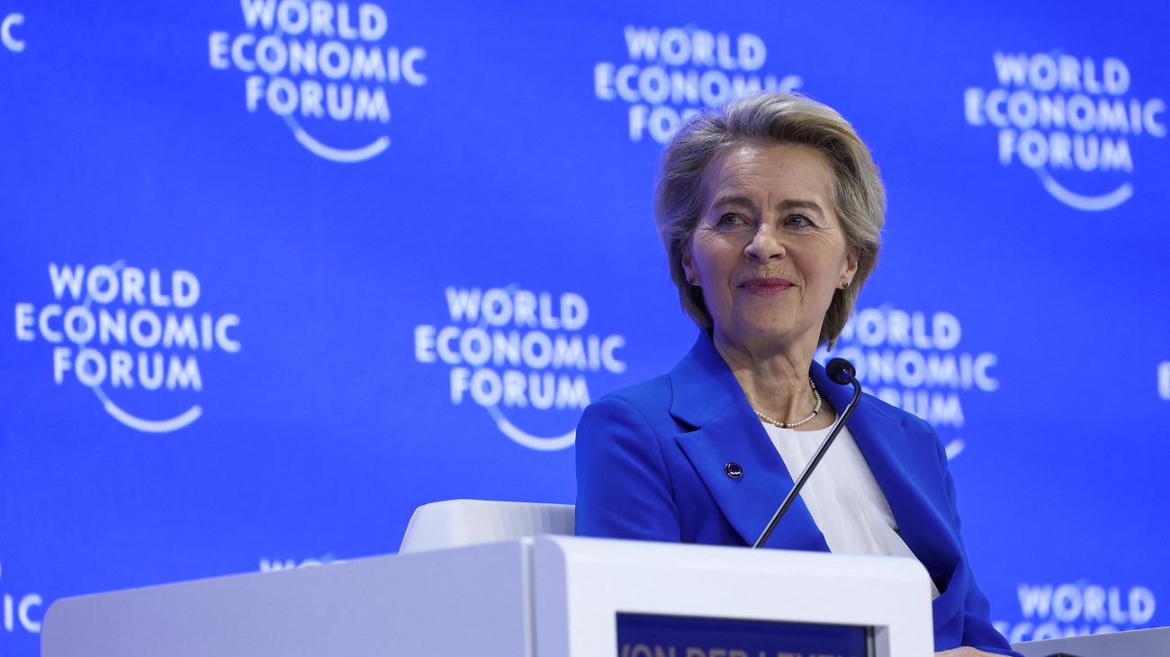 Weltwirtschaftsforum: Live: Ursula von der Leyen spricht zur WEF-Eröffnung in Davos