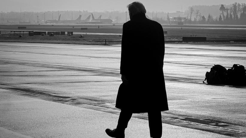 Geopolitik: Donald Trump auf dem Weg nach Davos, hier am Flughafen in Zürich