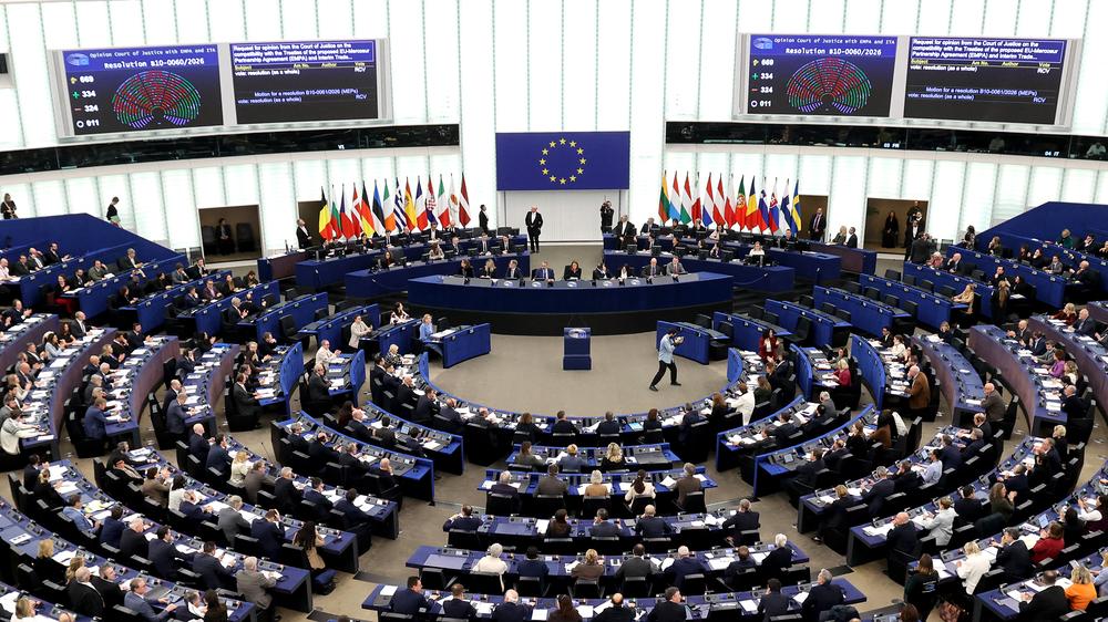  Abstimmung über Mercosur am Mittwoch im EU-Parlament in Straßburg