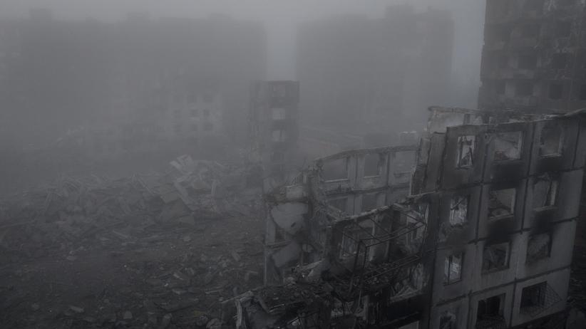 Lage in der Ukraine: Zerstörungen in der umkämpften ukrainischen Frontstadt Kostjantyniwka. Dort legt Russland derzeit den Grundstein für die Schlacht um den sogenannten Festungsgürtel des Donbass.