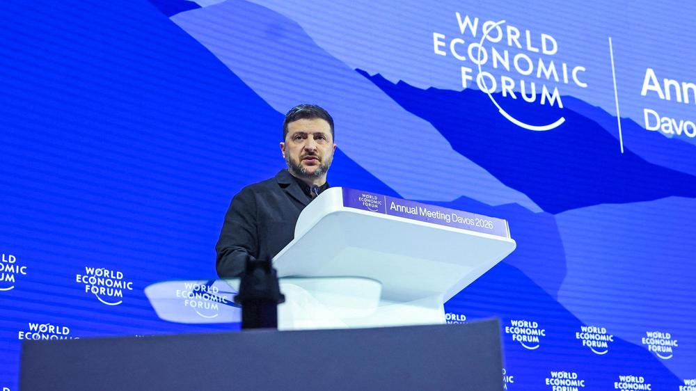 Wolodymyr Selenskyj Volodymyr Zelenskyy Davos Rede