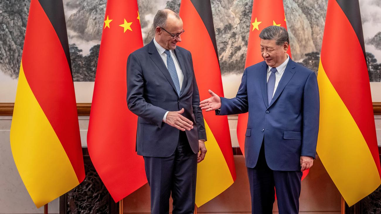 Chinabesuch: Xi und Merz werben für engere deutsch-chinesische Beziehungen
