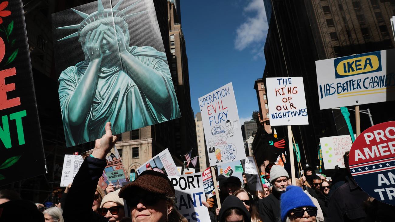 No Kings: Landesweite Proteste gegen Regierung von Donald Trump in den USA