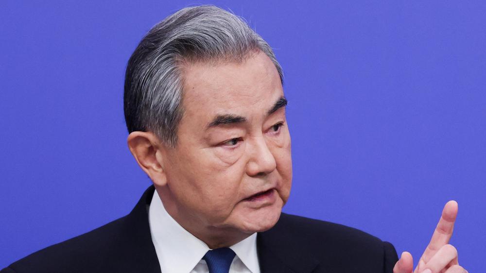  Der chinesische Außenminister Wang Yi
