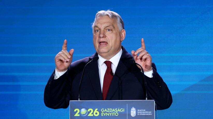 Lage in der Ukraine: Viktor Orbán läuft Gefahr, die Parlamentswahl im April zu verlieren. Den Krieg im Nachbarland hat er zu einem seiner zentralen Wahlkampfthemen gemacht.