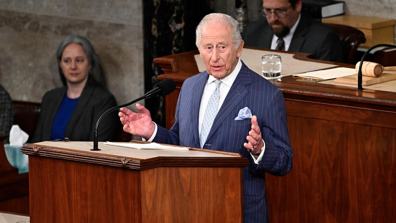 USA: König Charles fordert vor dem US-Kongress Unterstützung der Ukraine