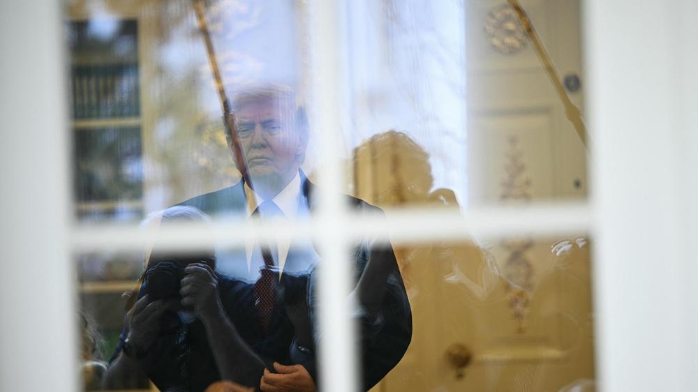  US-Präsident Donald Trump im Weißen Haus