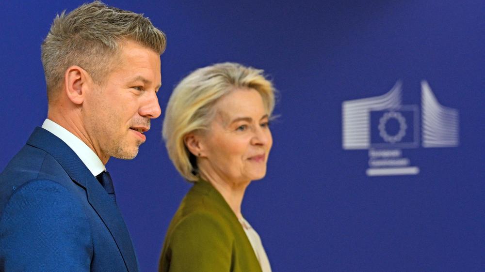 Peter Magyar Ursula von der Leyen