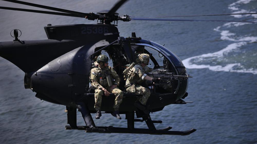  US-Spezialkräfte zeigen im Mai 2024 im US-Bundesstaat Florida ihre militärischen Fähigkeiten.