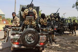 Islamischer Staat: Nigerianische Soldaten in der Stadt Maiduguri, März 2026