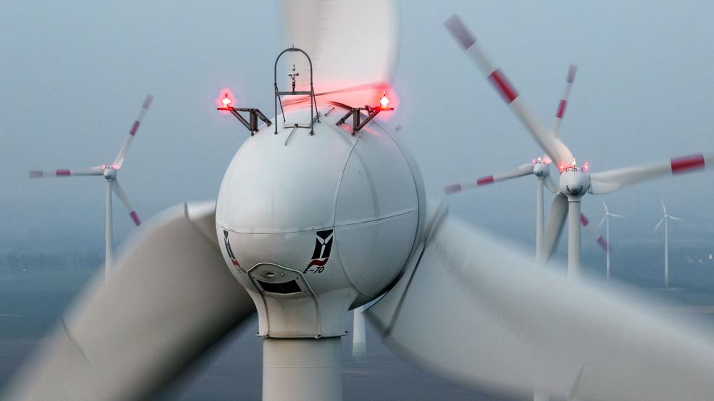 Erneuerbare Energien: Ein Windpark im brandenburgischen Nauen