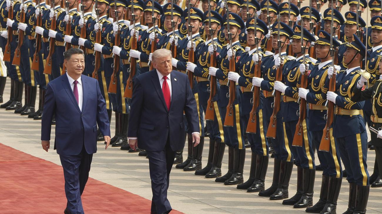 Trump in China: Donald Trump und Xi Jinping beginnen Gespräche in Peking