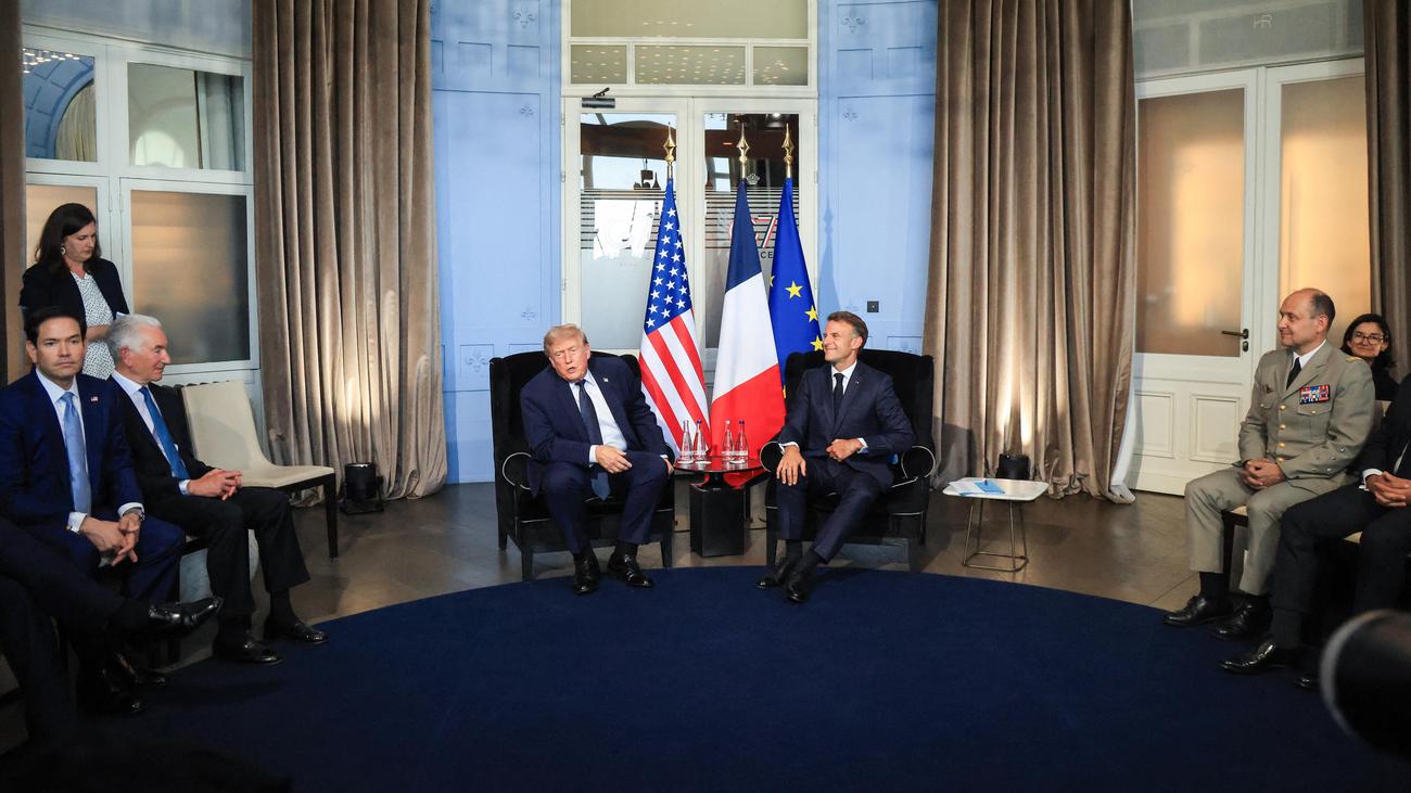 G7-Gipfel: Trump spricht mit G7-Staatschefs über Iran-Abkommen