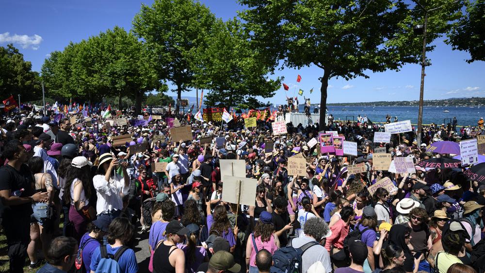 G7-Gipfel Évian Proteste Genf Palästinenser