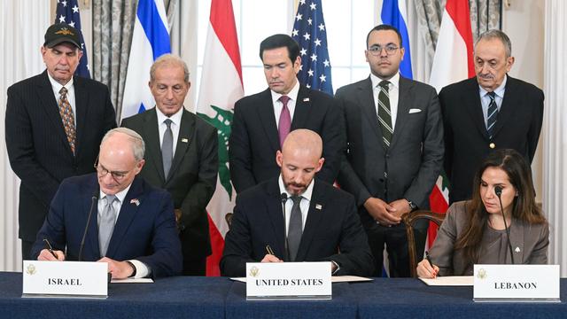 USA: Israel, Libanon und die USA unterzeichnen Rahmenabkommen