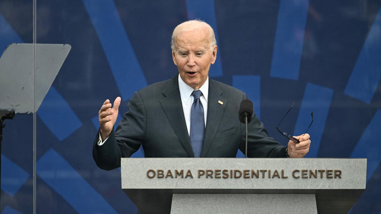 Auftritt von Joe Biden in Maryland: Joe Biden beschimpft Trump als Narzissten und Verlierer