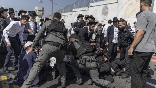 Proteste in Israel: Ultraorthodoxe protestieren na