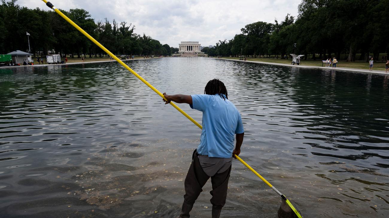 Washington D.C.: Trump droht mit Haftstrafen für die Beschädigung des Reflecting Pools
