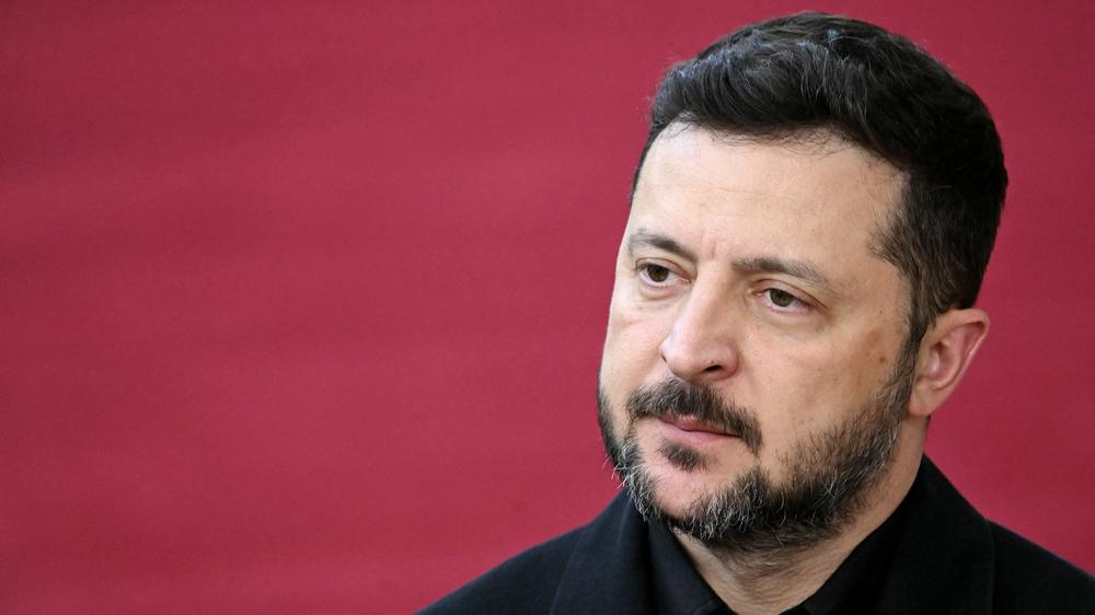  Der Präsident der Ukraine Wolodymyr Selenskyj