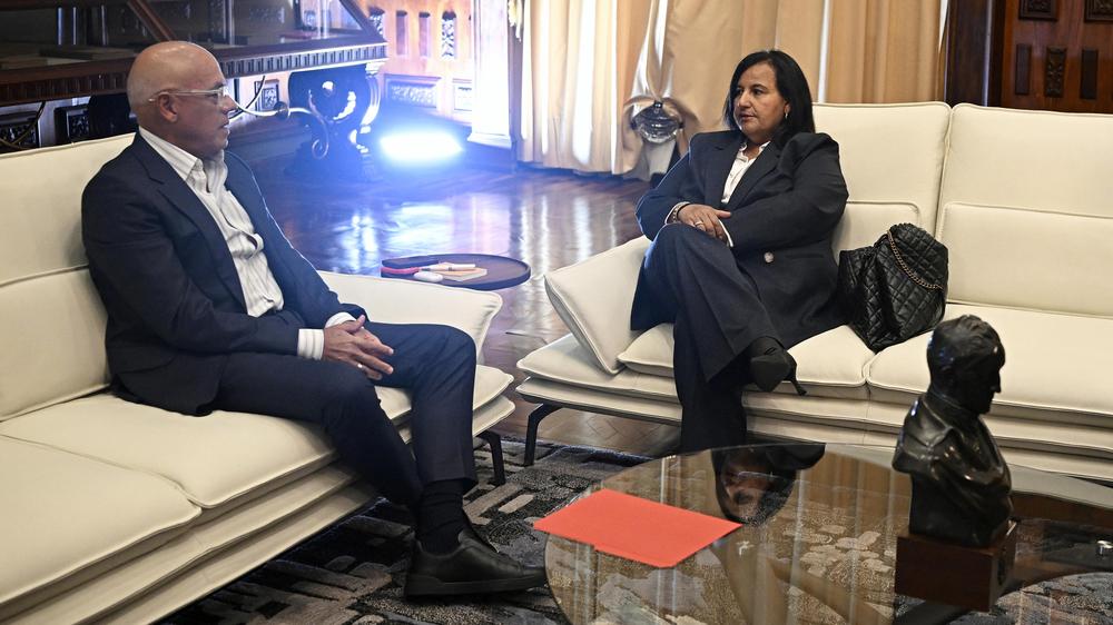 Venezuela Opposition Gespräche Jorge Rodríguez Dinorah Figuera