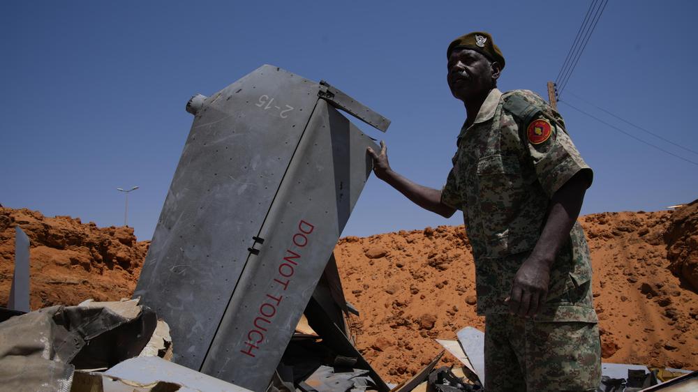 Krieg im Sudan: El Obeid im Sudan: Drohnen aus chinesischer Produktion sind auch dort das bevorzugte Mittel der Kriegsführung in diesen Tagen.