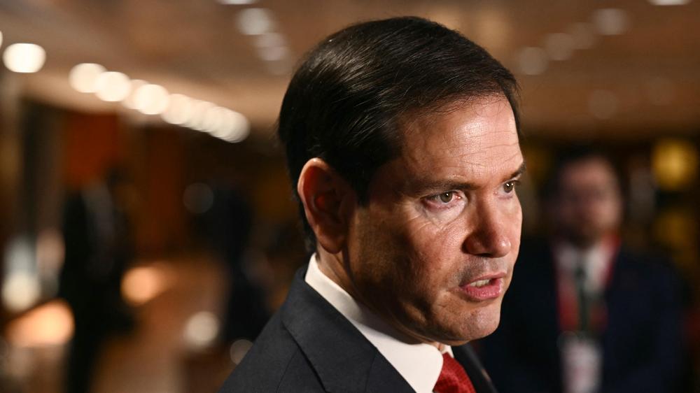 Afrika-Karte USA Außenministerium Marco Rubio Aids-Konferenz