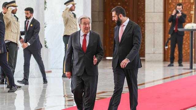Vereinte Nationen: UN-Generalsekretär António Guterres besucht Syrien