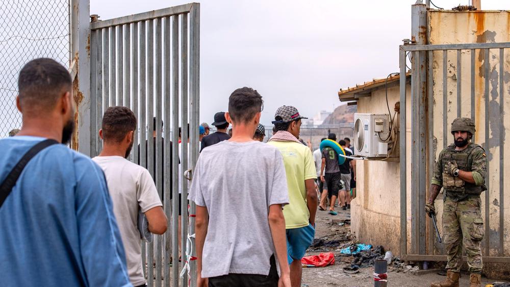 Ceuta Migrationskrise Spanien Marokko Schengen